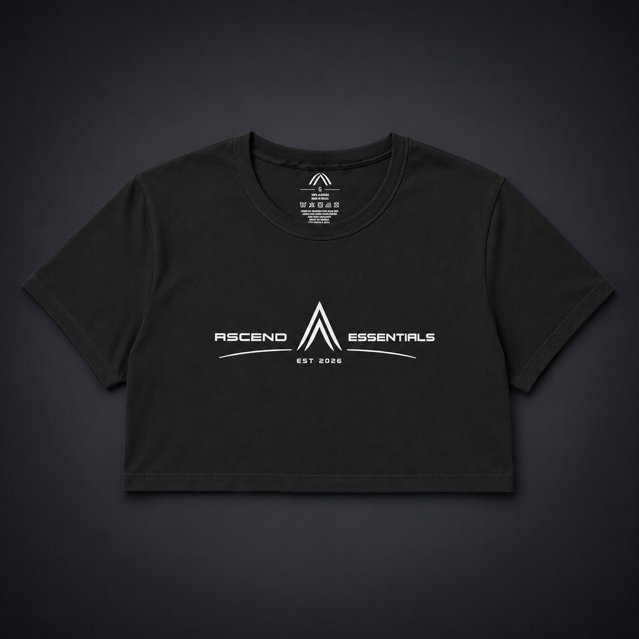Cropped Tee Preta