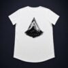 LongLine Branca Verso Camiseta LongLine Ascend Essentials