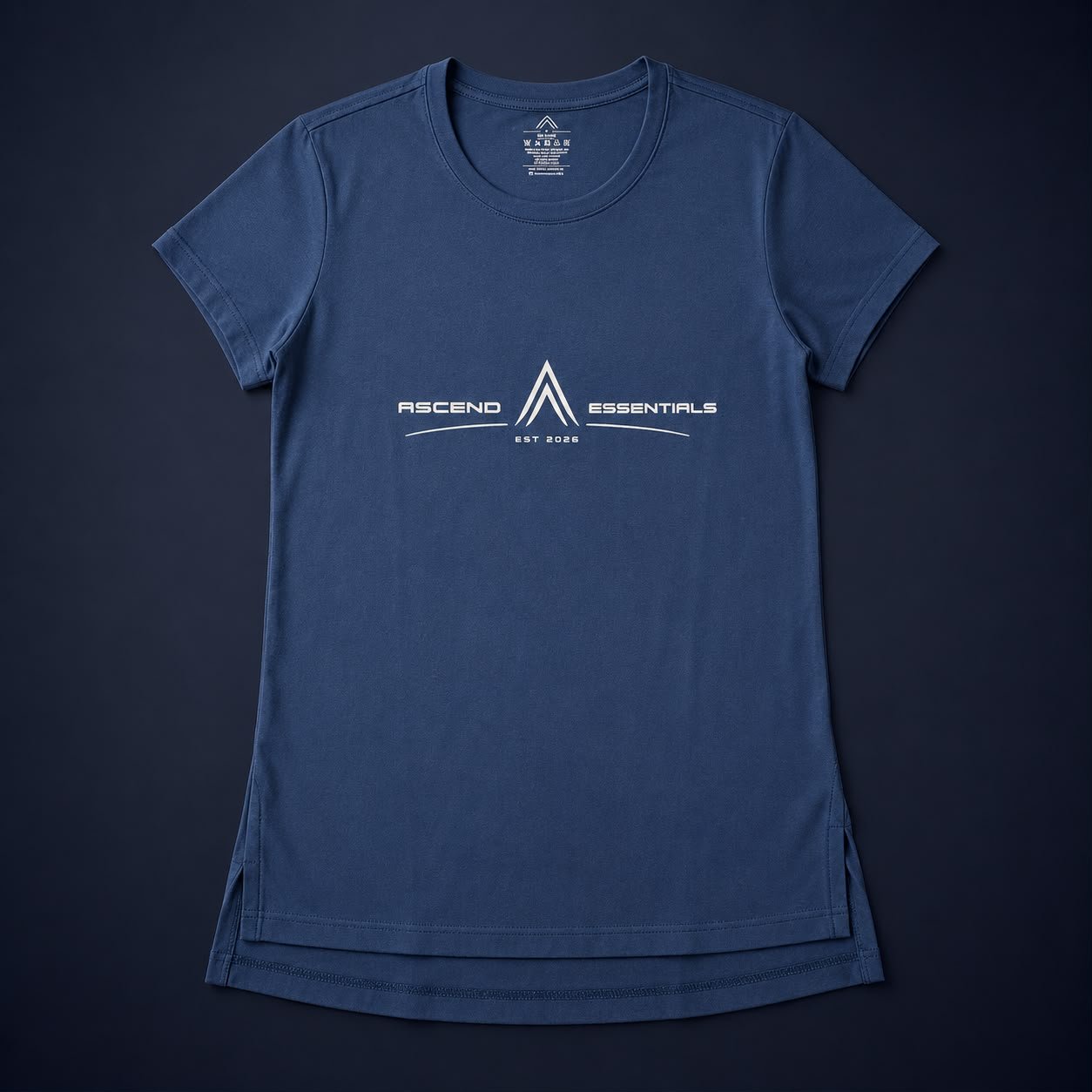 Longline Tee Marinho
