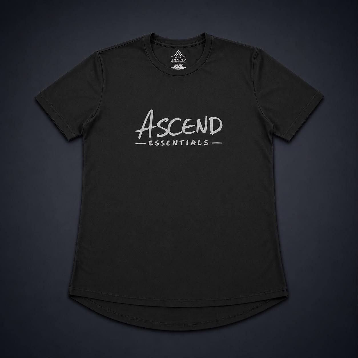 LongLine Preta Camiseta LongLine Ascend Essentials