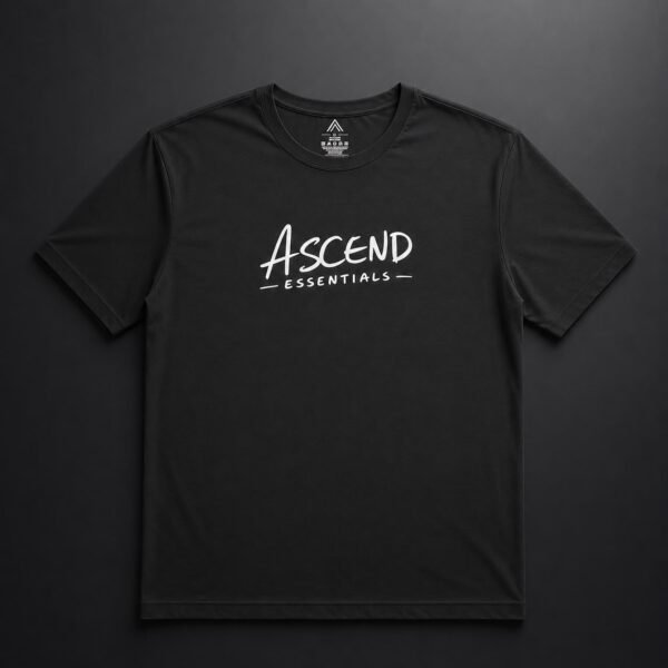 OversizedTee Preta Oversized Tee Ascend Essentials