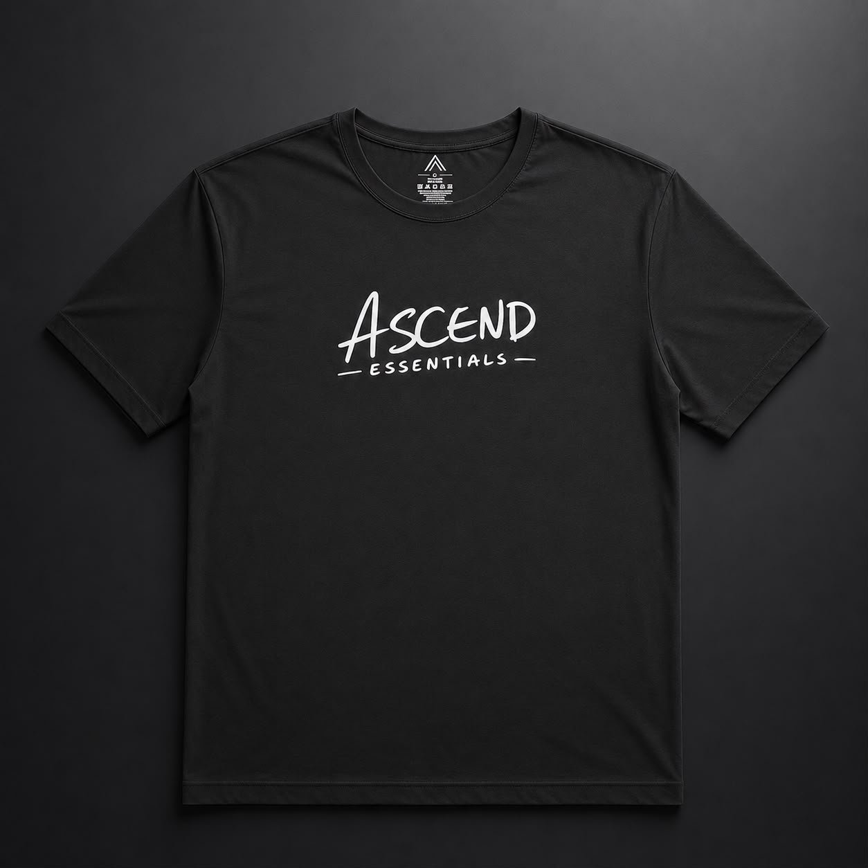 Camiseta preta Ascend Essentials